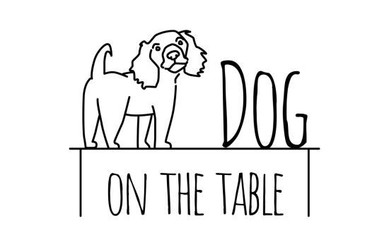 Dog on the table